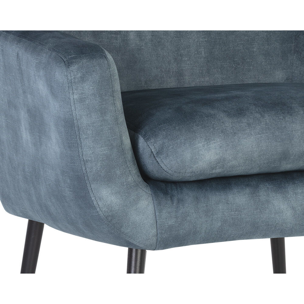 Aletta Nono Petrol Lounge Chair